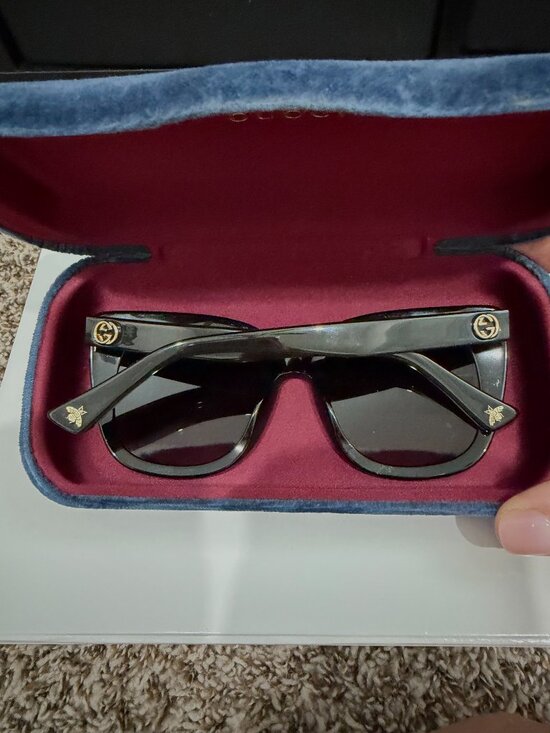 Gucci Black Sunglasses (GG-0163S-S-N 001) main image 8